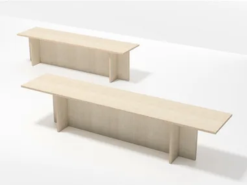 IL GIOCO DELLA PANCA - Bamboo bench by Danese Milano - view 2